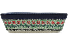 Load image into Gallery viewer, 10" Square Baker - Polish Pottery - Maraschino - Ceramika Artystyczna