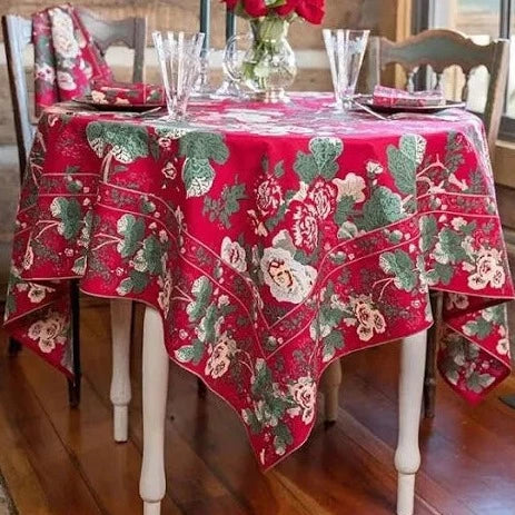 April Cornell - Olivia Red Tablecloth