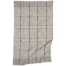 Load image into Gallery viewer, Pewter Finley Check Dish Towel