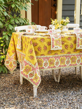 Load image into Gallery viewer, April Cornell – Antique Tablecloth, Gold