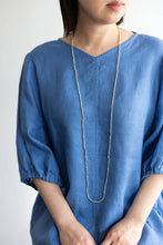 Load image into Gallery viewer, Silver Beads Necklace - Long
