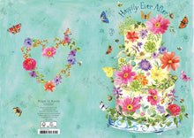 Load image into Gallery viewer, Floral Wedding Cake  Greeting Card - Roger la Borde