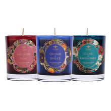 Load image into Gallery viewer, Beeswax Aromatherapy Glass Candle - Big Dipper Winter Garden Collection