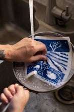 Load image into Gallery viewer, Swedish Dishcloth - Winter Night
