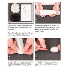 Load image into Gallery viewer, Puppies Felting Kit