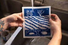 Load image into Gallery viewer, Swedish Dishcloth - Winter Night