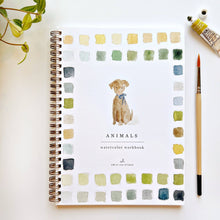 Load image into Gallery viewer, Animals Watercolor Workbook - Emily Lex Studio