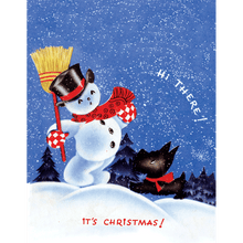 Load image into Gallery viewer, Snowman and Scottie - Boxed Christmas Cards