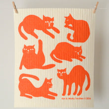Load image into Gallery viewer, Swedish Dishcloth - Cats