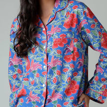 Load image into Gallery viewer, Mahogany - Clarence Indigo Pajama Set