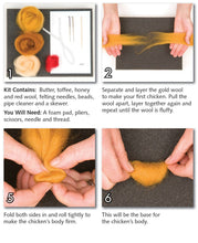 Load image into Gallery viewer, Chickens Felting Kit