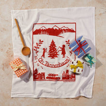 Load image into Gallery viewer, Flour Sack Dish Towel - Tannenbaum