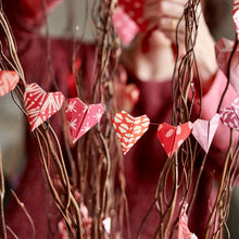 Load image into Gallery viewer, Origami Heart Bunting Kit