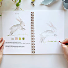 Load image into Gallery viewer, Animals Watercolor Workbook - Emily Lex Studio