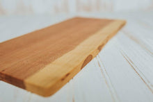 Load image into Gallery viewer, 17" Cherry Live Edge Presentation/Cutting Board