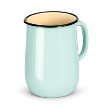 Load image into Gallery viewer, Turquoise Vintage Enamel Jug Pitcher