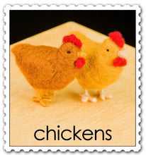 Load image into Gallery viewer, Chickens Felting Kit