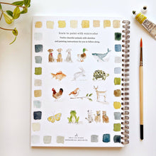 Load image into Gallery viewer, Animals Watercolor Workbook - Emily Lex Studio