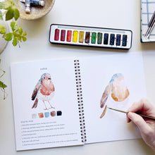Load image into Gallery viewer, Birds Watercolor Workbook - Emily Lex Studio