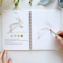 Load image into Gallery viewer, Animals Watercolor Workbook - Emily Lex Studio