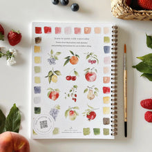 Load image into Gallery viewer, Fruit Watercolor Workbook - Emily Lex Studio