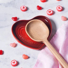 Load image into Gallery viewer, Le Creuset Heart Spoon Rest - Cerise
