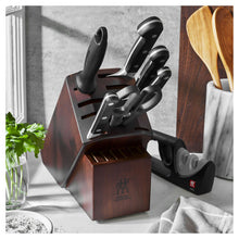Load image into Gallery viewer, Zwilling Pro 8-Piece Knife Block Set with Bonus Sharpener