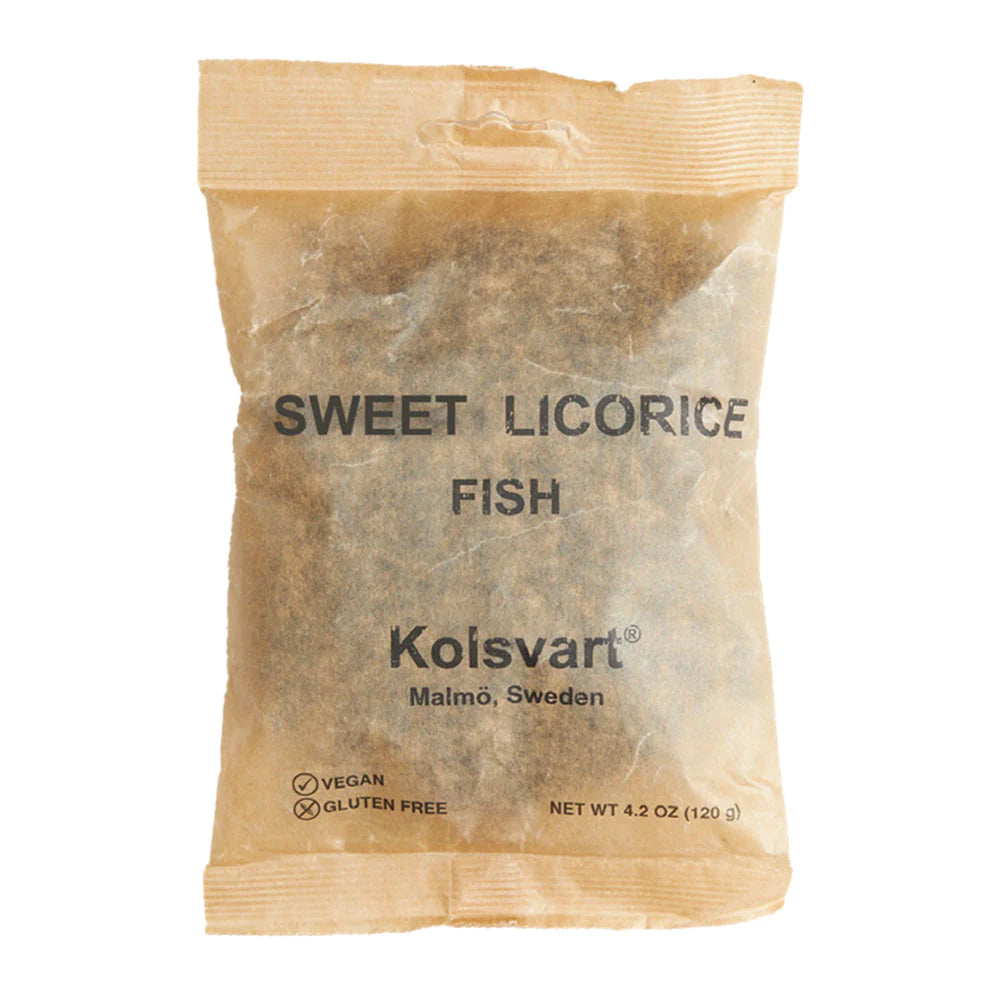 Kolsvart Sweet Licorice Fish