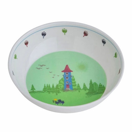 Moomin Children's Bowl – Green House