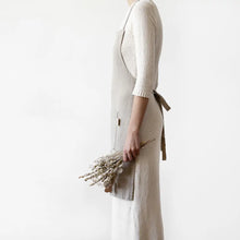 Load image into Gallery viewer, Natural Linen Daily Apron - Large (