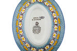 Load image into Gallery viewer, 5" Soap Dish - Polish Pottery -Popcorn Daisy -Ceramika Artystycgna - UNIKAT