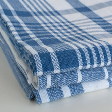 Load image into Gallery viewer, Jumbo Royal Blue Cotton Dishtowels - Set of 3
