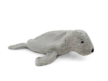 Load image into Gallery viewer, Senger Naturwelt Organic Cotton Cuddly Grey Seal Warming Pillow - Small