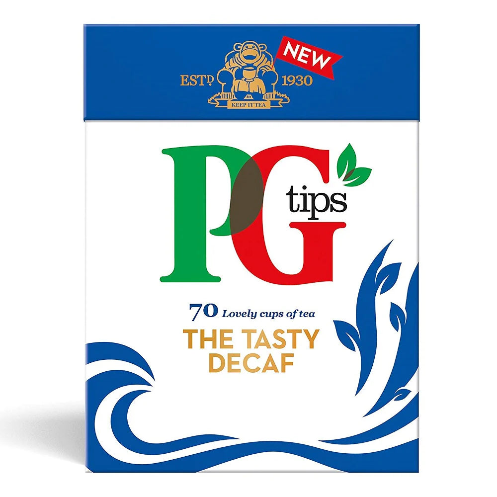 PG Tips Decaffeinated Black Tea - 70 Tea Bags