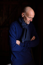 Load image into Gallery viewer, Viiru Scarf, Black-Blue- Lapuan Kankurit