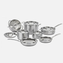 Load image into Gallery viewer, Cuisinart MultiClad Pro Triple Ply Stainless Cookware - 12 Piece Set