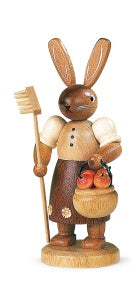 Easter Rabbit Girl Gardener, Erzgebirge