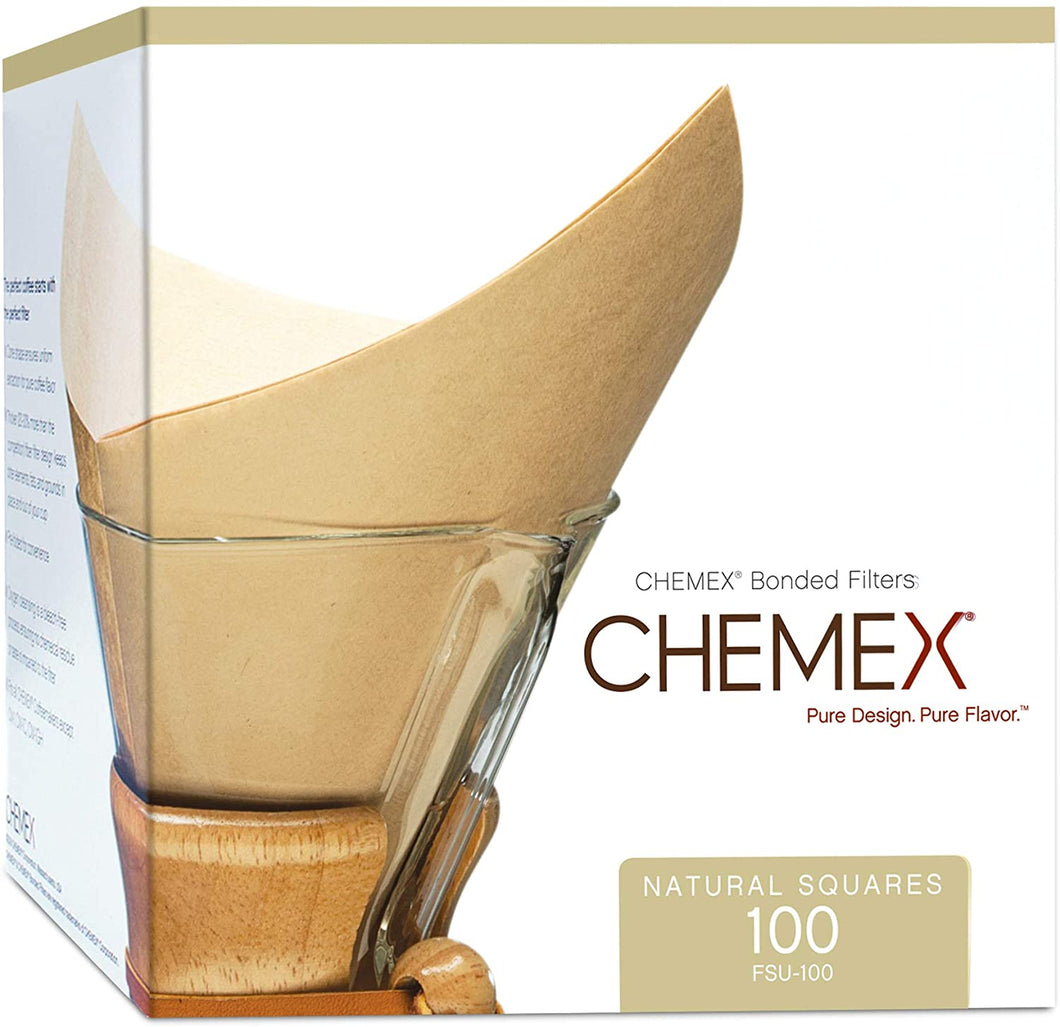Chemex Bonded Filters Pre-Folded Squares (Natural)