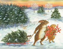 Load image into Gallery viewer, Green Gathering Notecard Boxed Set - Woodfield Press