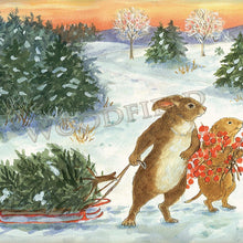 Load image into Gallery viewer, Green Gathering Notecard Boxed Set - Woodfield Press