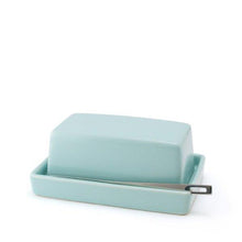 Load image into Gallery viewer, Ceramic Butter Dish with Stainless Steel Knife
