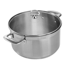 Load image into Gallery viewer, Chantal 6 Qt Induction 21 Nickel-Free Steel Casserole with Glass Lid
