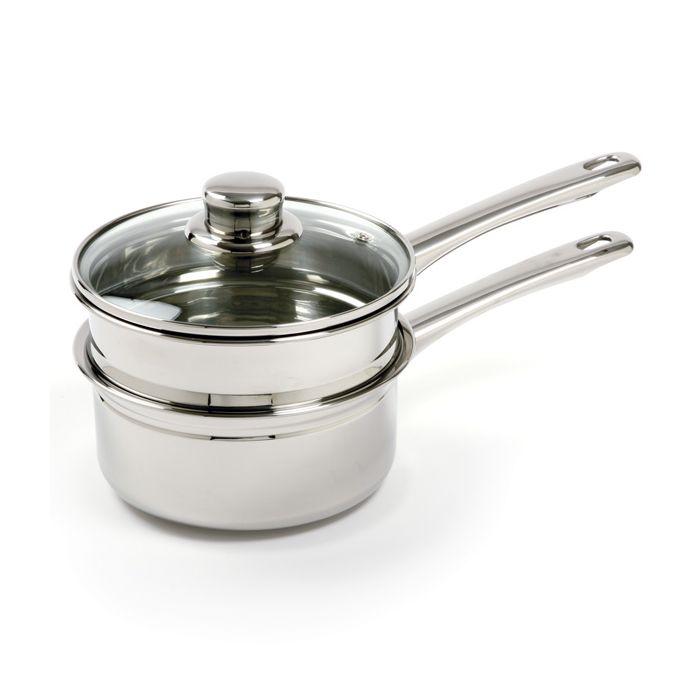 Stainless Steel Double Boiler, 1.5 Qt
