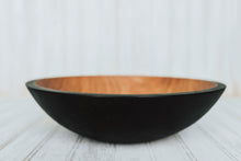 Load image into Gallery viewer, Ebonized Cherry Wood Bowl, 12"