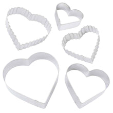 Load image into Gallery viewer, Cookie Cutter, Heart - 5 piece set