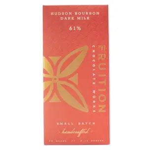 Hudson Bourbon Dark Milk 61% - Fruition Chocolate Works