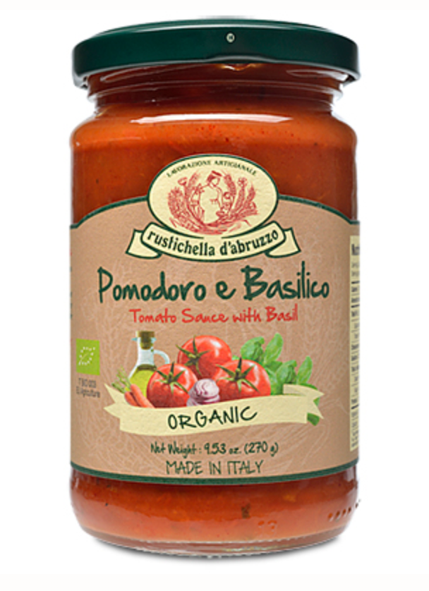 Organic Tomato Sauce with Basil - Rustichella d'Abruzzo