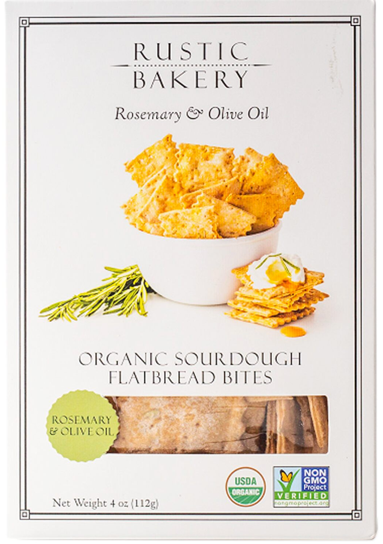Rustic Bakery Rosemary and Olive Oil Flatbread Bites At Home Store