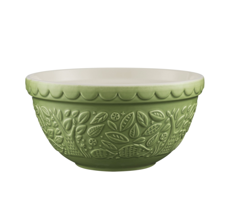 Mason Cash - Mixing Bowl S30 In the Forest Collection, Green Hedgehog