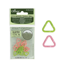 Load image into Gallery viewer, Clover Stitch Markers - Triangle